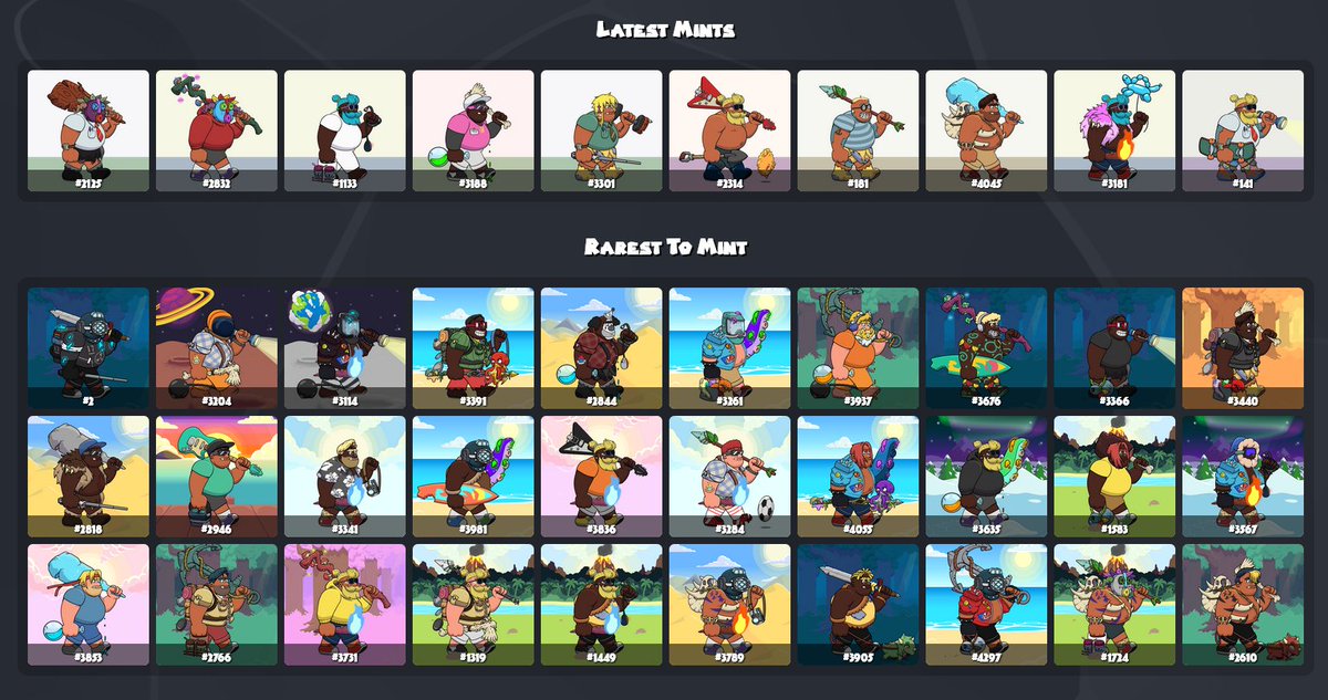 We've got some boogtastic CAVE updates about to go live 😎

Mint-focused upgrades will include:

🔹 Latest Mints
🔹 Rarest Unminted
🔹 Hottest Traits
🔹 Complete Rarity Rankings
🔹 Sharable Cave to X

We will dive into each feature once launched 🚀

PS: Coming soon...

Badges!