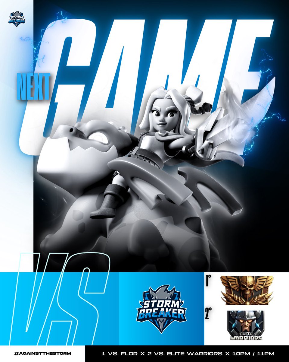 Stormbreaker (@crstormbreaker) on Twitter photo #CR | MATCHDAY
๐
| Monday 04.08.25
โฐ| 22:00 CEST
๐| <a href="/CupLeonesLE/">Leones Cup</a>
๐| Group Stage
๐๏ธ| <a href="/CRFlordeLoto/">CR Flor de Loto</a>
โฐ| 23:00 CEST
๐| <a href="/Colosseum_7/">CLS Community</a>
๐| Playoffs LB R3
๐๏ธ| #EliteWarriors
#Stormbreakers #ClashRoyale #Matchday #CR | MATCHDAY
๐
| Monday 04.08.25
โฐ| 22:00 CEST
๐| <a href="/CupLeonesLE/">Leones Cup</a>
๐| Group Stage
๐๏ธ| <a href="/CRFlordeLoto/">CR Flor de Loto</a>
โฐ| 23:00 CEST
๐| <a href="/Colosseum_7/">CLS Community</a>
๐| Playoffs LB R3
๐๏ธ| #EliteWarriors
#Stormbreakers #ClashRoyale #Matchday