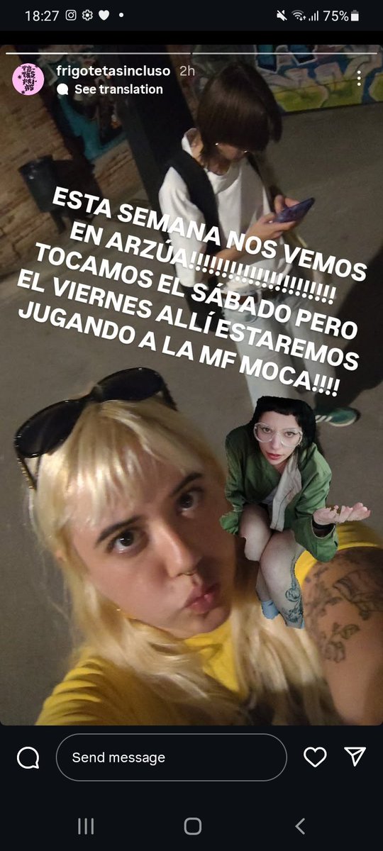 Grande_Amore_OG's tweet photo. Pode ser que @frigotetasbcn sexa o grupo de non rock and roll máis rock and roll que queda no mundo.

@JimmyParvo @festadosbotes https://t.co/s85e5uY2tV