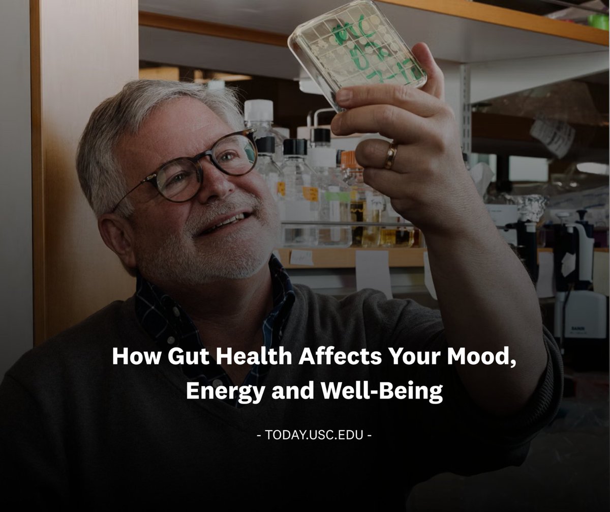 USC (@usc) on Twitter photo Can a bad mood start in your gut? <a href="/USCDornsife/">USC Dornsife College of Letters, Arts & Sciences</a> scientists discovered how trillions of microbes in your digestive system impact mental health, immunity, and well-being.
🔗 uscne.ws/gut Can a bad mood start in your gut? <a href="/USCDornsife/">USC Dornsife College of Letters, Arts & Sciences</a> scientists discovered how trillions of microbes in your digestive system impact mental health, immunity, and well-being.
🔗 uscne.ws/gut