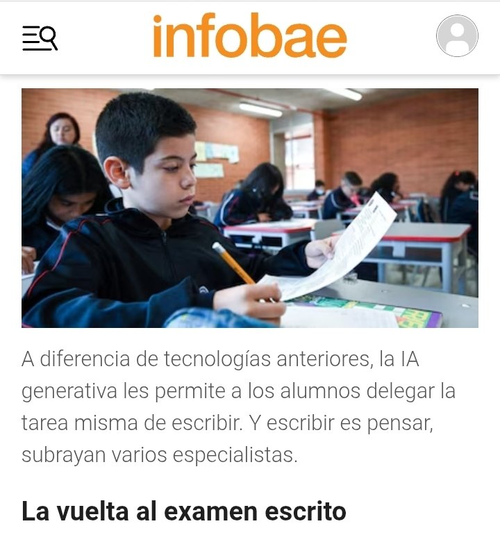 Justo para retomar las clases
👇🏼

Algunas ideas para pensar la evaluación en tiempos de IA