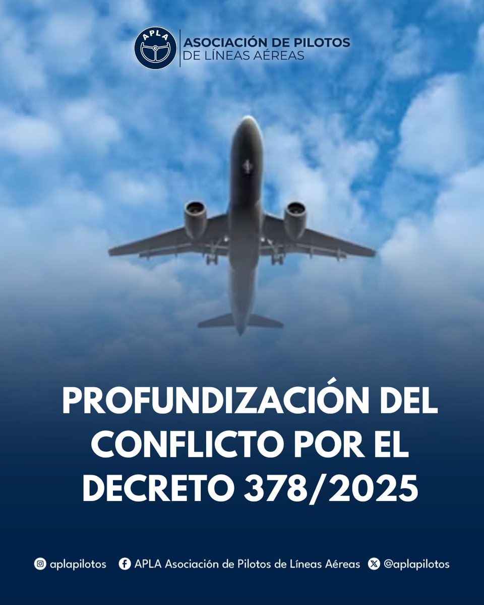 ‼️ 𝗣𝗿𝗼𝗳𝘂𝗻𝗱𝗶𝘇𝗮𝗰𝗶𝗼́𝗻 𝗱𝗲𝗹 𝗰𝗼𝗻𝗳𝗹𝗶𝗰𝘁𝗼 𝗽𝗼𝗿 𝗲𝗹 𝗗𝗲𝗰𝗿𝗲𝘁𝗼 𝟯𝟳𝟴/𝟮𝟬𝟮𝟱

En el marco de la conciliación obligatoria establecida por la Secretaría de Trabajo, Empleo y Seguridad Social del Ministerio de Capital Humano, les informamos que hasta la