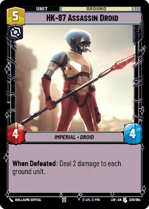 YesPerhapz's tweet photo. @HK47_Actual @sw_holocron Someone been playing too much @UnlimitedFFG https://t.co/7DmXbqEIAE