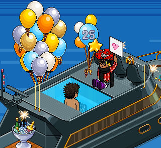 ¡Listo para el 25 aniversario de <a href="/Habbo/">Habbo</a>!🎈🎂 #Habbo25 <a href="/ESHabbo/">Habbo ES/MX</a>