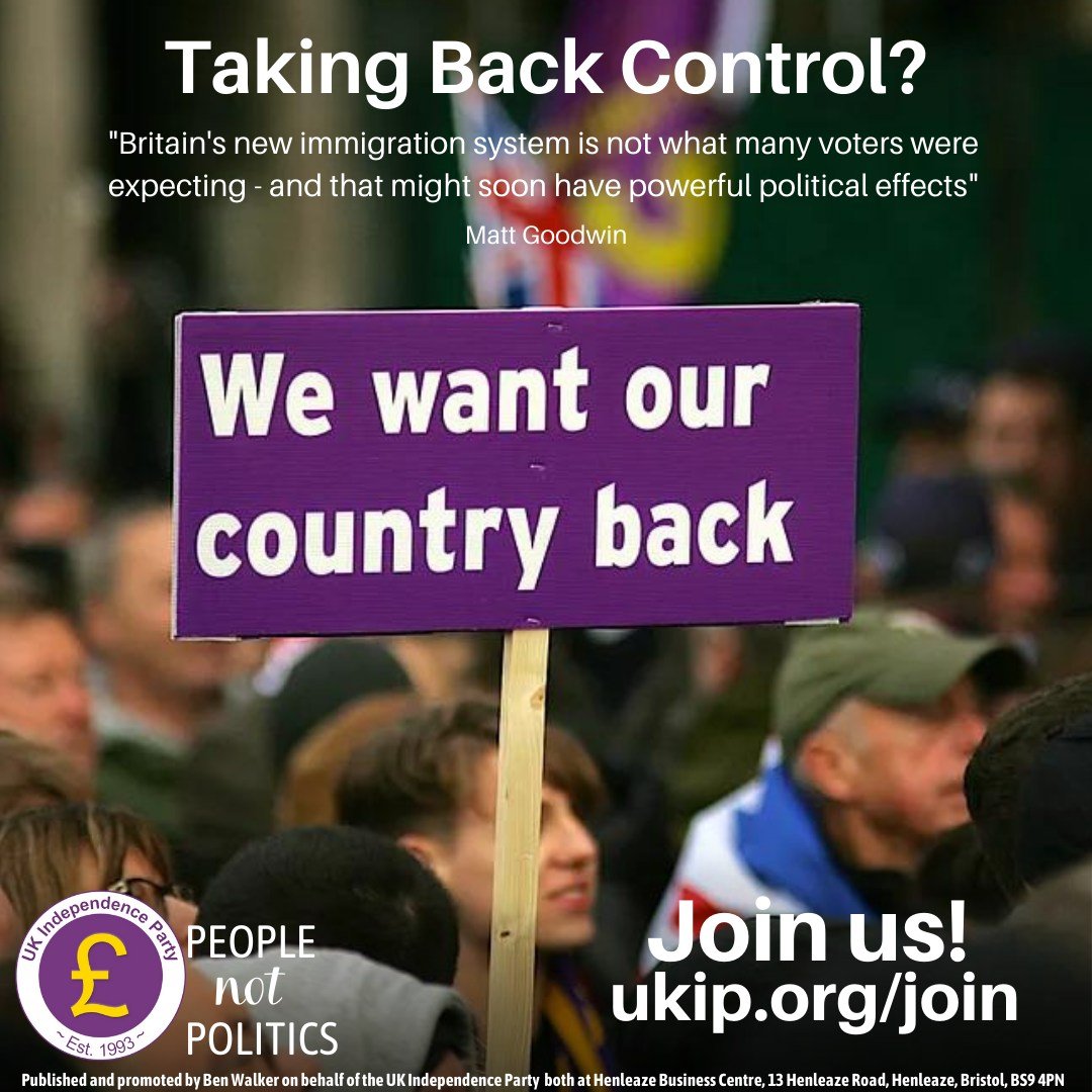 gweiir💜 (@gweiir2619) on Twitter photo When people voted <a href="/UKIP/">UK Independence Party</a> in 2014 and 2015 they succeeded in getting a referendum to take their country back. After 2016 they voted #brexitparty or <a href="/Conservatives/">Conservatives</a> but they still haven't got their country back. Wake up peeps! #JoinUKIP and #VoteUKIP if you still want your country When people voted <a href="/UKIP/">UK Independence Party</a> in 2014 and 2015 they succeeded in getting a referendum to take their country back. After 2016 they voted #brexitparty or <a href="/Conservatives/">Conservatives</a> but they still haven't got their country back. Wake up peeps! #JoinUKIP and #VoteUKIP if you still want your country