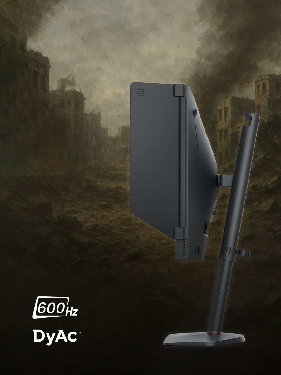 El soporte del XL2586X+ cuenta con rodamientos de grado industrial en su mecanismo de ajuste de altura, permitiendo una regulación más suave y precisa para una postura de juego óptima. 🔥
#ErgonomíaGaming #Zowie #xl2586xplus