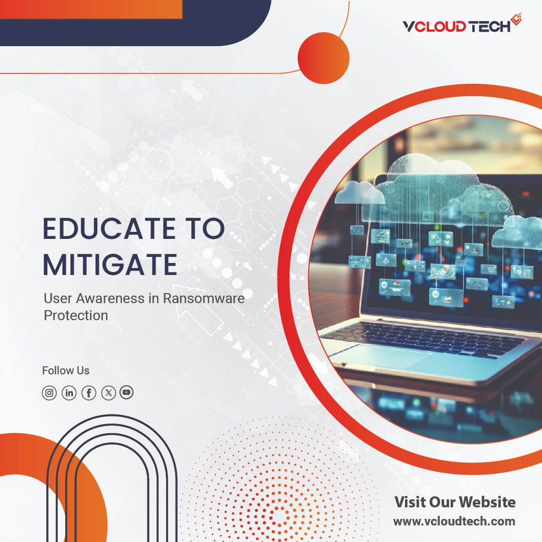 vCloudTech's tweet photo. Educate to Mitigate Ransomware Awareness. Empower your teams with the knowledge they need to defend against ransomware. @vcloudtech
#CyberAwareness #RansomwareDefense #SecurityTraining #ITSecurity #WorkforceProtection https://t.co/nyAgcSoBDZ