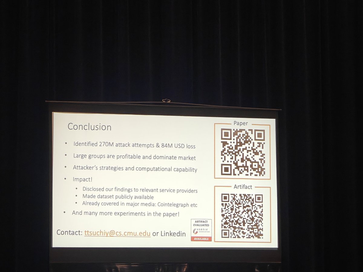 Turns out that large coordinated attacks by criminal enterprises and nation states on insecure elements of blockchain systems and wallets are actually profitable. #sbc2025 #ChiaFixesThis