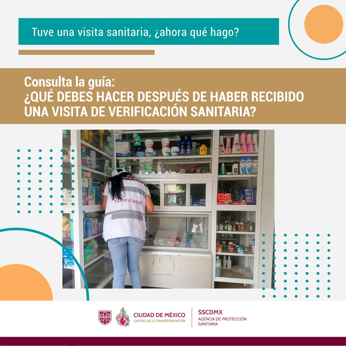 Curiosidad: contrario a lo que muchas personas creen, las visitas sanitarias no son sanciones.😵‍💫

✅En realidad, son una guía para mejorar tus procesos y entornos con el fin de ayudarte a cuidar de tus clientes.

Te compartimos esta guía post visita👉 bitly.cx/GVJpK