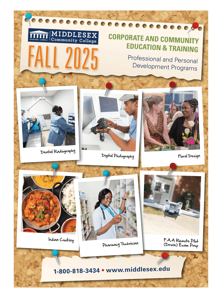 💼It's #Workforce Wednesday 

Whether individuals are looking to gain in-demand job skills or explore new interests, <a href="/middlesex_cc/">MiddlesexCommCollege</a> offers a wide range of affordable, flexible courses designed for learners at every stage.

View the Fall 2025 catalog: middlesex.edu/community/down…
