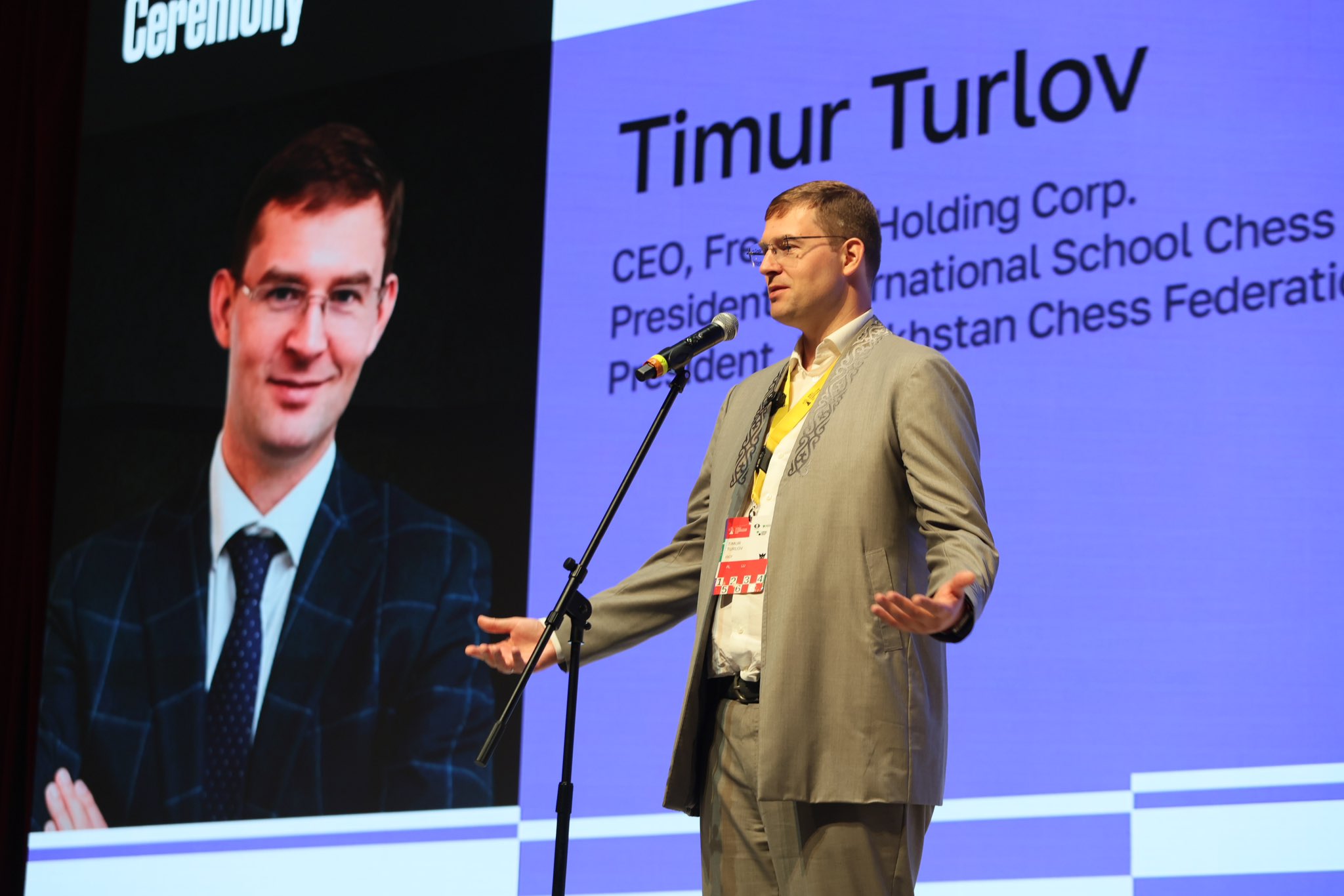ischoolchess on X: "Addressing those present in-person and online at the Smart  Moves Summit, @TimurTurlov_, the President of @ischoolchess. “We created  this summit because we believe education must evolve. It must teach