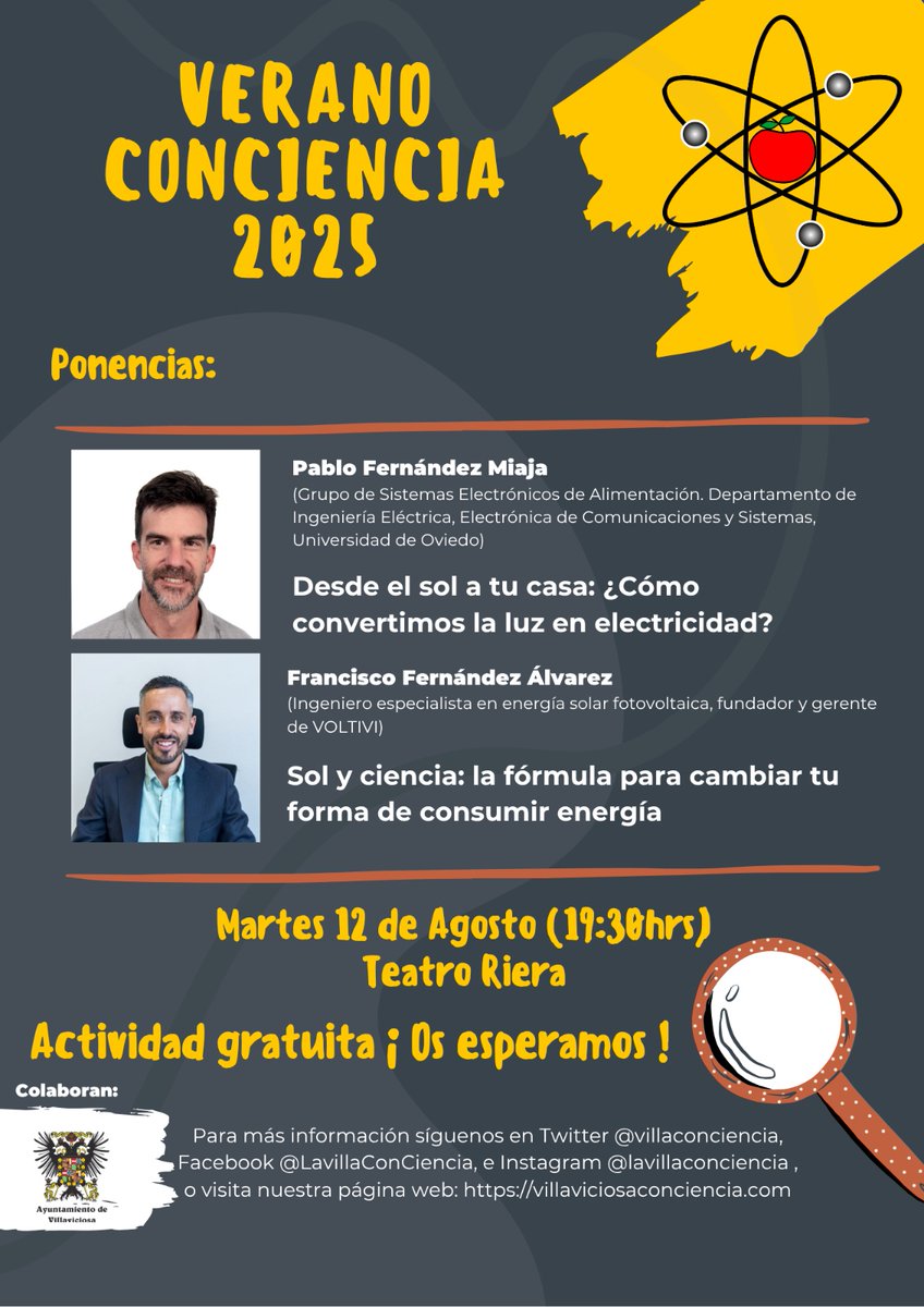 Xurde M Caravia (@xurdemc) on Twitter photo En <a href="/VillaConCiencia/">Villaviciosa Conciencia</a> entamamos la primer quincena de la ciencia en Villaviciosa con un programa d'actividaes bayurosu y pa tolos públicos. En <a href="/VillaConCiencia/">Villaviciosa Conciencia</a> entamamos la primer quincena de la ciencia en Villaviciosa con un programa d'actividaes bayurosu y pa tolos públicos.