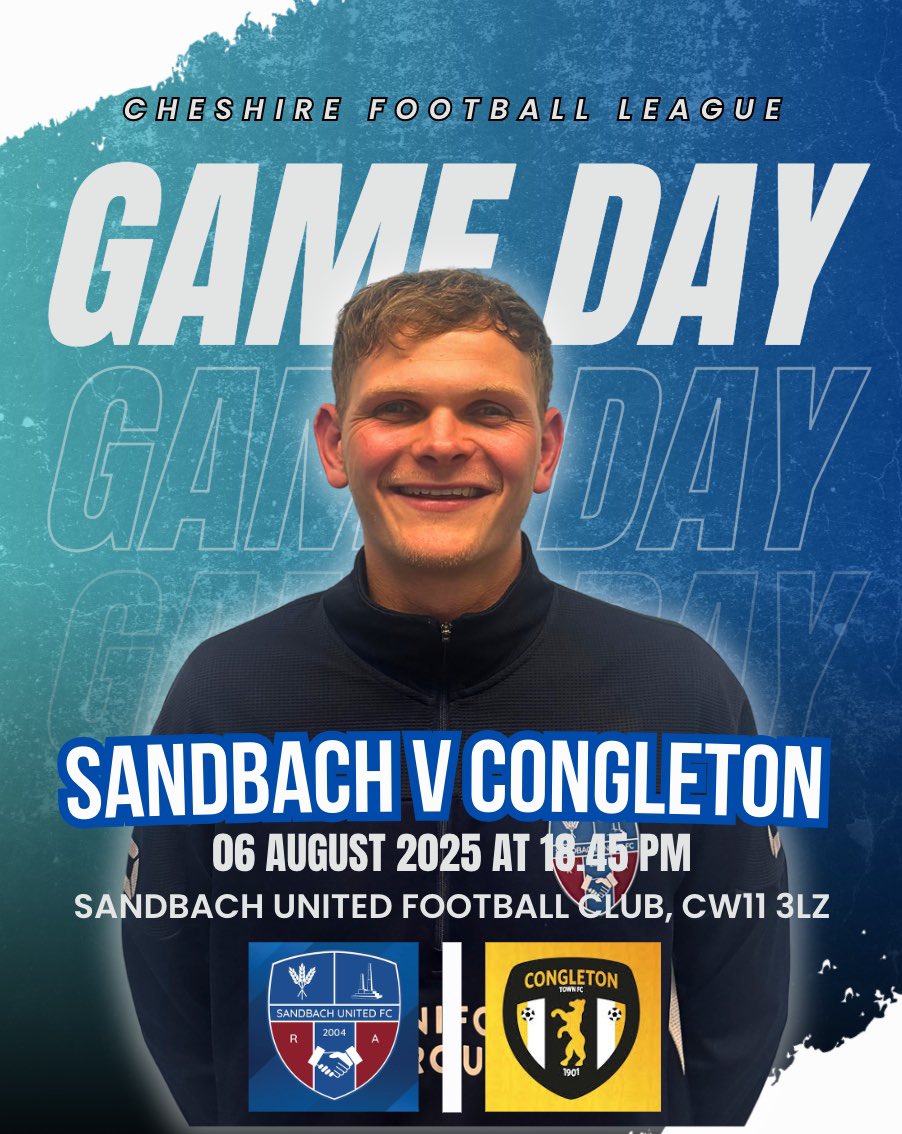 Next Up ✅

We have a repeat of last seasons final against <a href="/CongletonFC/">Congleton Town FC</a>

The boys have had a strong start but they will certainly have a tough test on Wednesday ⚡️

Come and watch us, if you like 💙
