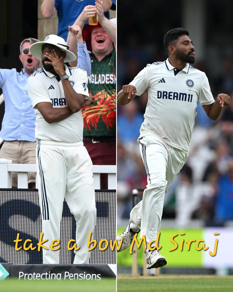 What temperament, what dedication!
What a player <a href="/mdsirajofficial/">Mohammed Siraj</a>

     From this                      To this
            ⬇️                                   ⬇️