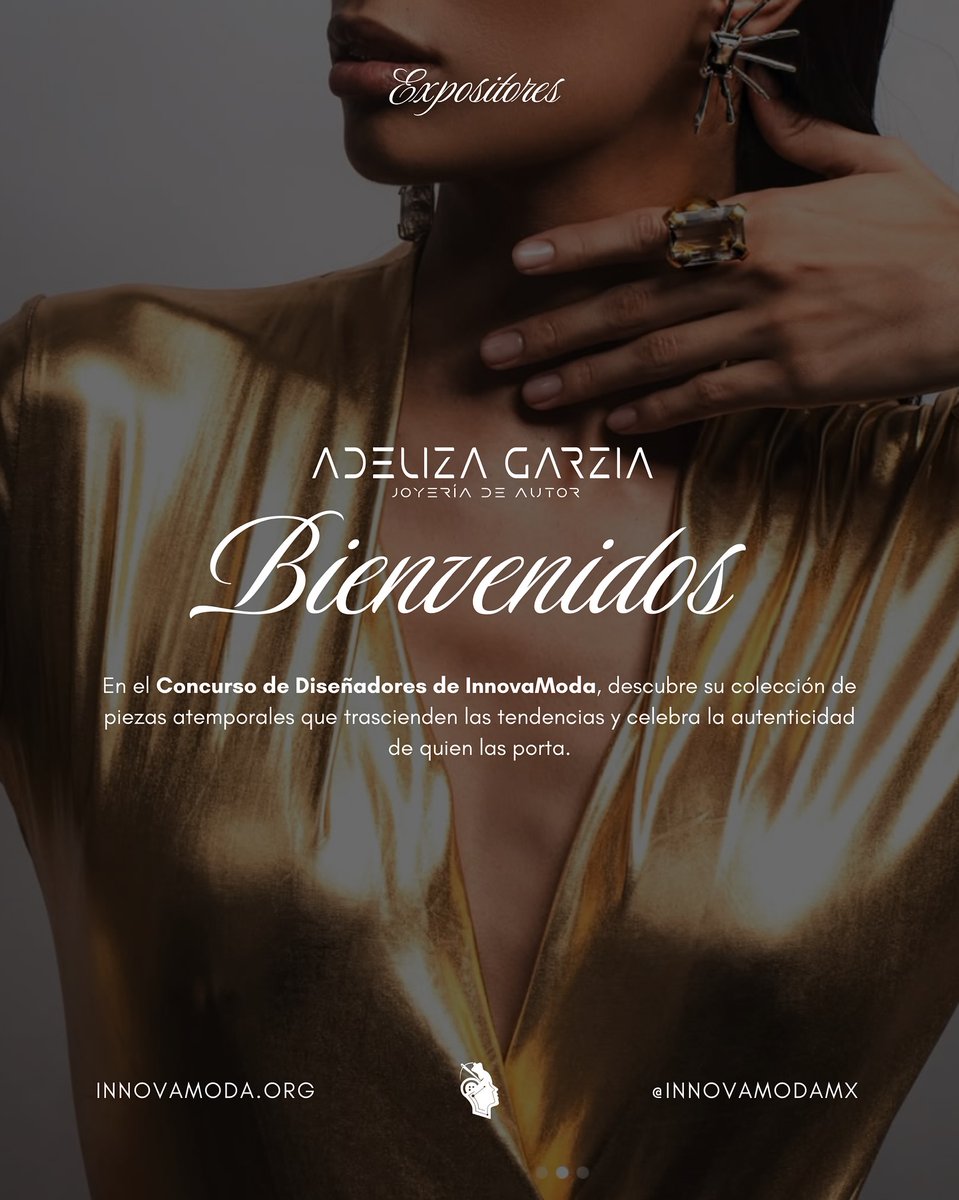 TjInnovadora's tweet image. ✨En #InnovaModa2025 damos la bienvenida a ADELIZA GARZIA, una marca que transforma la joyería en arte y celebra la autenticidad de cada persona

¡Ya viene @InnovaModa_Mx!

📅 Domingo 17/Agosto
📍 Hotel Castillos del Mar
🎟️ Boletos YA A LA VENTA ⤵️

eventbrite.com/e/innovamoda-c…