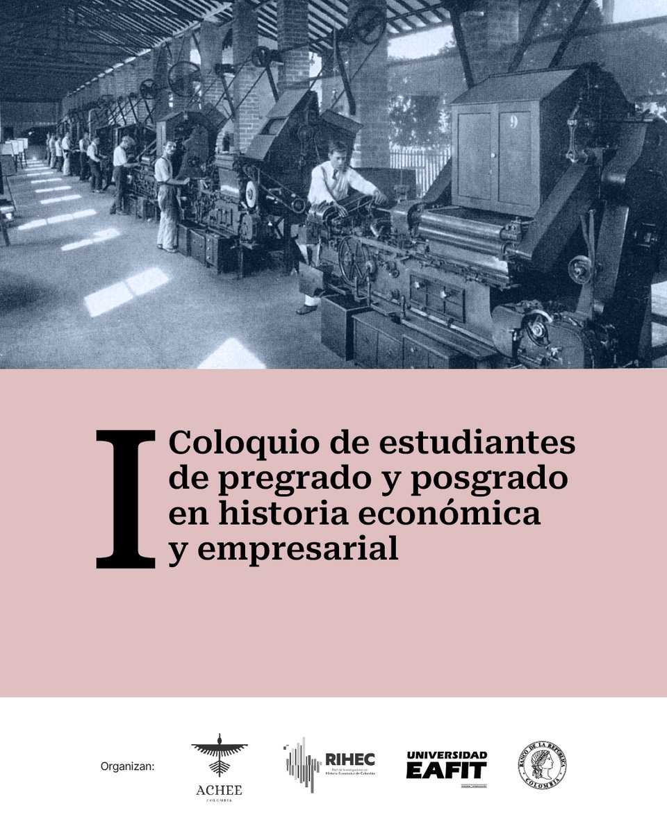 🎓📖 ¿Eres estudiante e investigas temas de historia económica o empresarial? ¡Esta es tu oportunidad para compartir tu trabajo en un espacio académico de alto nivel. 📲 Consulta toda la información y las instrucciones en:
 👉 asocolhee.com/congreso/