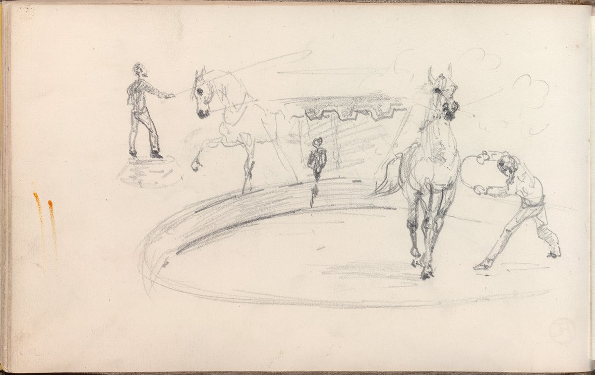 Sketchbook, 1880 #artbots #lautrec