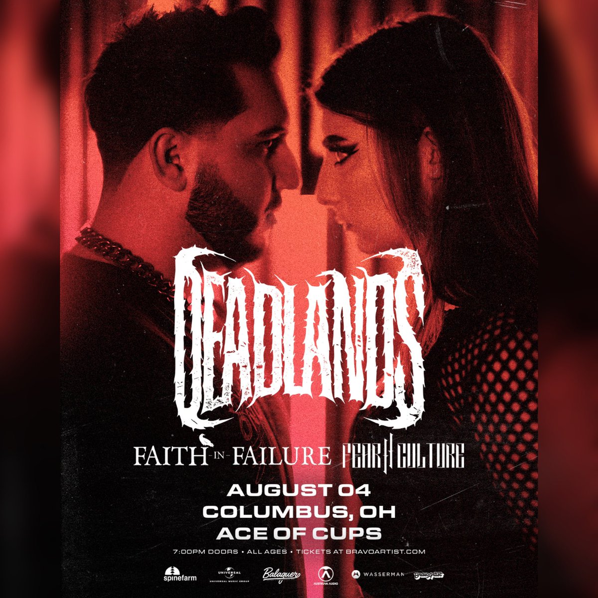 Tonight’s the night! We’re hitting the stage at Ace of Cups with our friends in Deadlands 🔥

🚪 Doors open at 7PM — come early, grab a drink, and get loud.
We’re all packed up and ready to tear it down.

📍 Columbus, OH
🎶 Faith in Failure x Deadlands
💥 Let’s go.