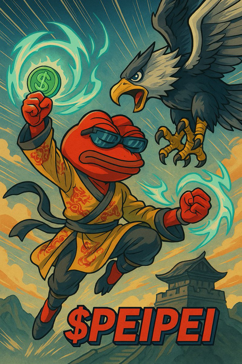 SHEISHEIQ's tweet image. 🌊 They can’t stop the wave.
It’s going to be massive.
$PEIPEI is coming.
#PeiPei #RedFrog #CryptoWave #Memecoin