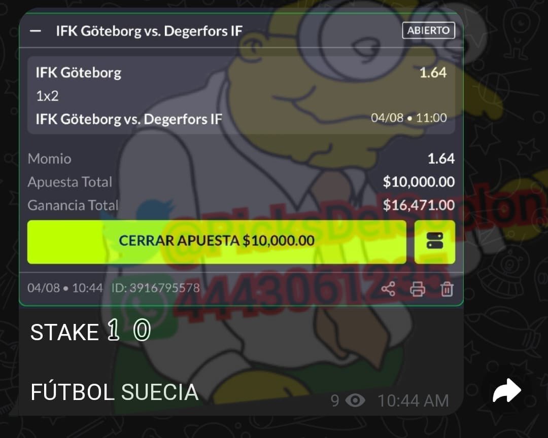 PicksdelSoplon's tweet image. JUEGAA!! Primer jugada del día y vamos con Rodrigo Picks y ZORRITO #Goteborg #Allsvenskan ⚽️