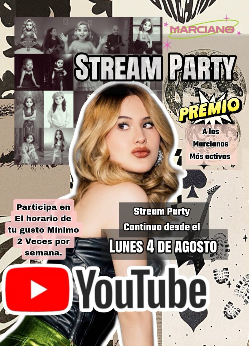 nacionmarcianasp (@nacionmarciana) on Twitter photo MARcianos ..desde hoy Stream Party continuo en Youtube, vamos por las metas de TMHA y SFY inicialmente. En hilo dejamos playlist de 1 hora para que dejemos 🩷 las canciones de <a href="/MarRendonMusica/">Mar Rendón 🩷</a> y dejando su comentario en videos o captura aqui participan en tarjeta a regalar 😉👽 MARcianos ..desde hoy Stream Party continuo en Youtube, vamos por las metas de TMHA y SFY inicialmente. En hilo dejamos playlist de 1 hora para que dejemos 🩷 las canciones de <a href="/MarRendonMusica/">Mar Rendón 🩷</a> y dejando su comentario en videos o captura aqui participan en tarjeta a regalar 😉👽