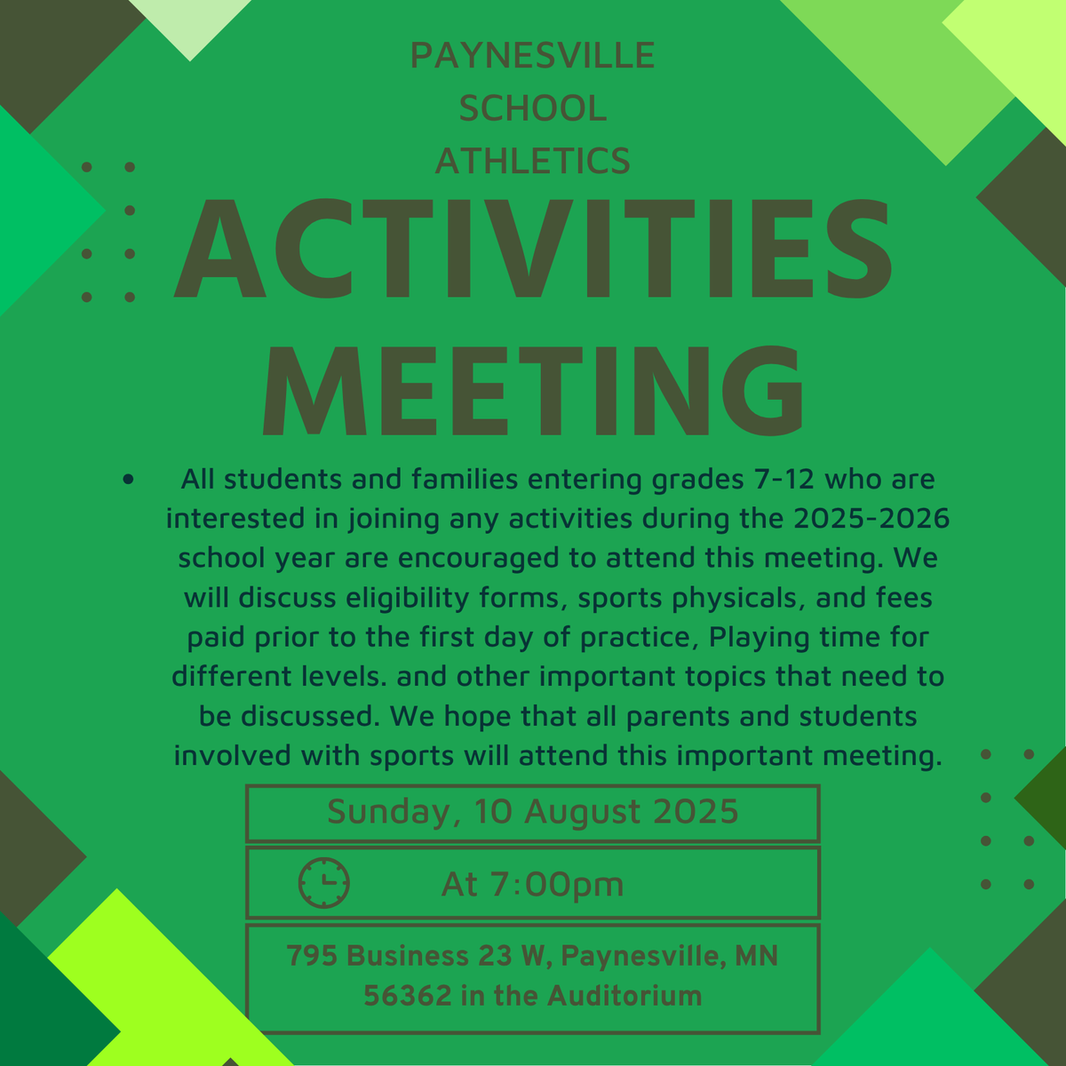 Paynesville Area Schools tweet media