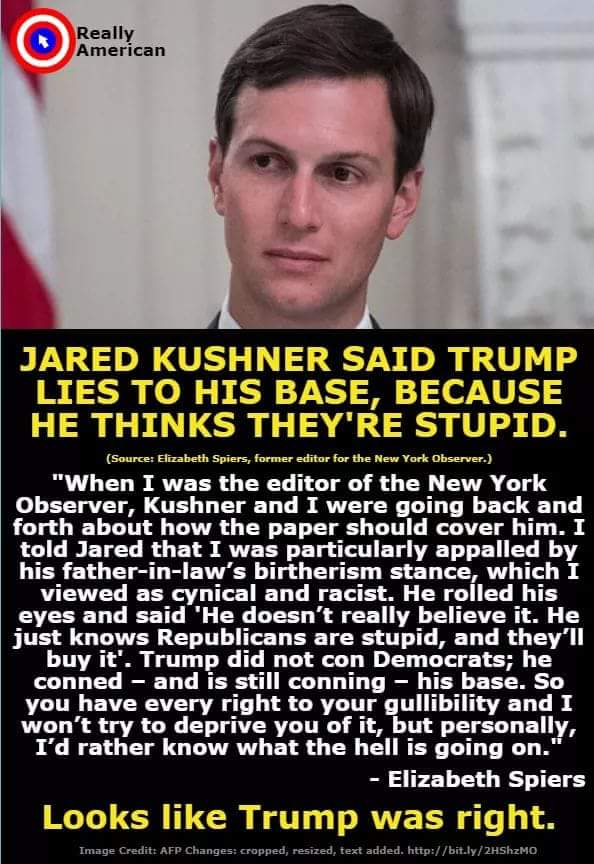 ImpeachTrump 💙🌊🌊 (@marge1234567) on Twitter photo <a href="/MaxColin11/">MaxScallion</a> <a href="/SPetchel61868/">stephen petchel</a> <a href="/jbm32753/">Jonathan🌊🌊🌊#VoteBlue2025 #RESIST🇺🇸 #BLUE🌊</a> <a href="/Matthewtravis08/">Travis Matthew</a> <a href="/jgindel/">Janice Gindel</a> <a href="/zimafl/">Bruce Weaver</a> <a href="/lizard817/">Liz 🌊 🌊 🌊 🌊</a> <a href="/vankapro/">Vanka Pro</a> <a href="/bluhue123/">A</a> <a href="/cozzmo73/">Kimberly Chandler</a> <a href="/iamAtheistGirl/">Atheist Girl</a> <a href="/DVanHook822/">Diane Van Hook💜 #PurplePolymath INTP 35N #E4Mafia</a> <a href="/PaulDereume/">CXXXVII ∞ 🇺🇦 ∞ #𝙉𝘼𝙁𝙊𝙛𝙚𝙡𝙡𝙖 ₁₃₇</a> <a href="/qmm117/">Only One Race</a> <a href="/MFFables/">Multi Facet Fables</a> <a href="/LongTimeHistory/">LongTime🤓FirstTime👨💻</a> <a href="/rkarl80/">Dr No</a> <a href="/4thDimension111/">4thDIMENSION1111 Biden/Harris #VoteBLUE24 #RESIST</a> Trump thinks his supporters are stupid. Just ask his son-in-law, Jared. <a href="/MaxColin11/">MaxScallion</a> <a href="/SPetchel61868/">stephen petchel</a> <a href="/jbm32753/">Jonathan🌊🌊🌊#VoteBlue2025 #RESIST🇺🇸 #BLUE🌊</a> <a href="/Matthewtravis08/">Travis Matthew</a> <a href="/jgindel/">Janice Gindel</a> <a href="/zimafl/">Bruce Weaver</a> <a href="/lizard817/">Liz 🌊 🌊 🌊 🌊</a> <a href="/vankapro/">Vanka Pro</a> <a href="/bluhue123/">A</a> <a href="/cozzmo73/">Kimberly Chandler</a> <a href="/iamAtheistGirl/">Atheist Girl</a> <a href="/DVanHook822/">Diane Van Hook💜 #PurplePolymath INTP 35N #E4Mafia</a> <a href="/PaulDereume/">CXXXVII ∞ 🇺🇦 ∞ #𝙉𝘼𝙁𝙊𝙛𝙚𝙡𝙡𝙖 ₁₃₇</a> <a href="/qmm117/">Only One Race</a> <a href="/MFFables/">Multi Facet Fables</a> <a href="/LongTimeHistory/">LongTime🤓FirstTime👨💻</a> <a href="/rkarl80/">Dr No</a> <a href="/4thDimension111/">4thDIMENSION1111 Biden/Harris #VoteBLUE24 #RESIST</a> Trump thinks his supporters are stupid. Just ask his son-in-law, Jared.