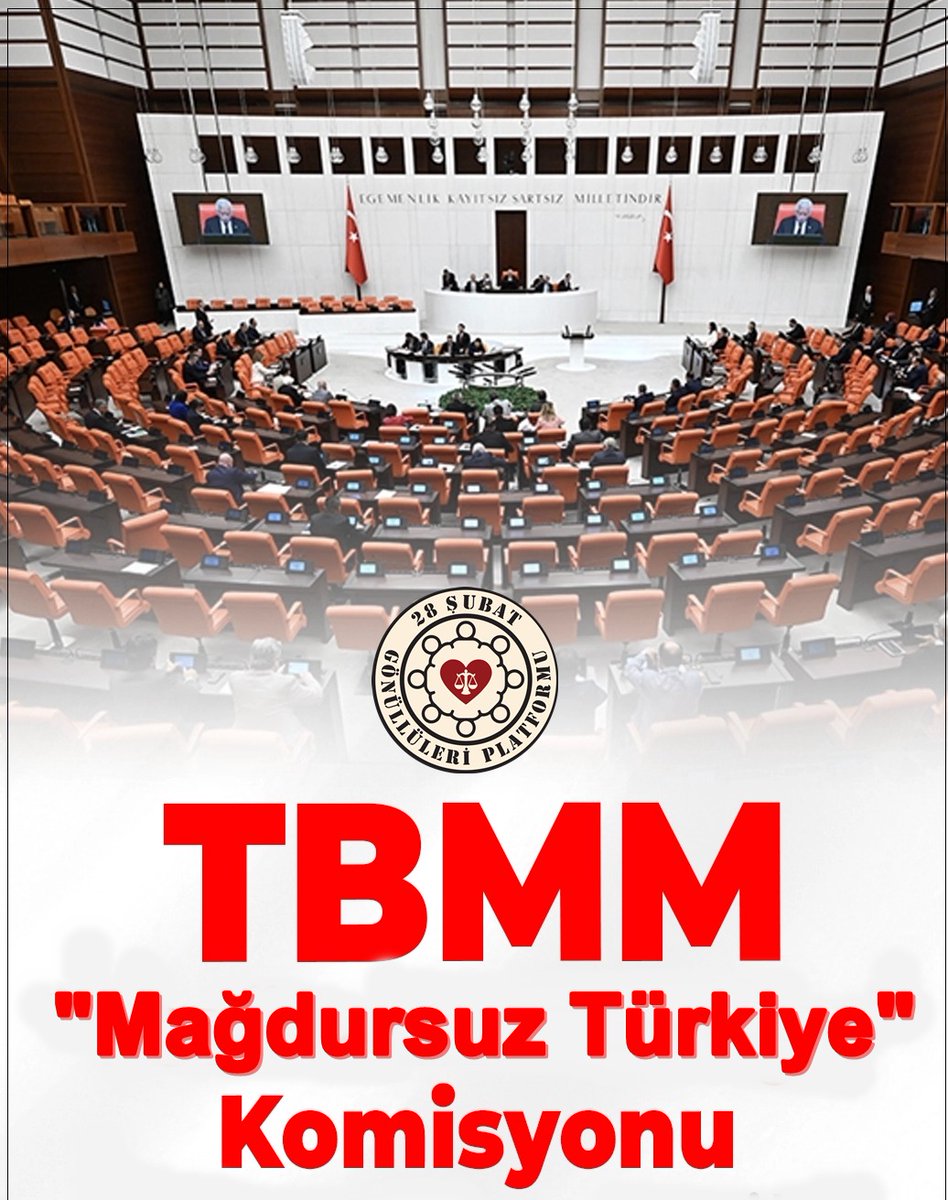 MAĞDURSUZ TÜRKİYE KOMİSYONU DA BİR AN EVVEL KURULMALIDIR. 
TBMM bünyesinde yarım asıra yakın süredir onbinlerce şehit verdiğimiz vatanımızda terörü sonlandırmak amacıyla kurulan "TERÖRSÜZ TÜRKİYE KOMİSYONU" nun tüm partilerden temsilci üyelerle oluşturulmasını ülkemiz ve