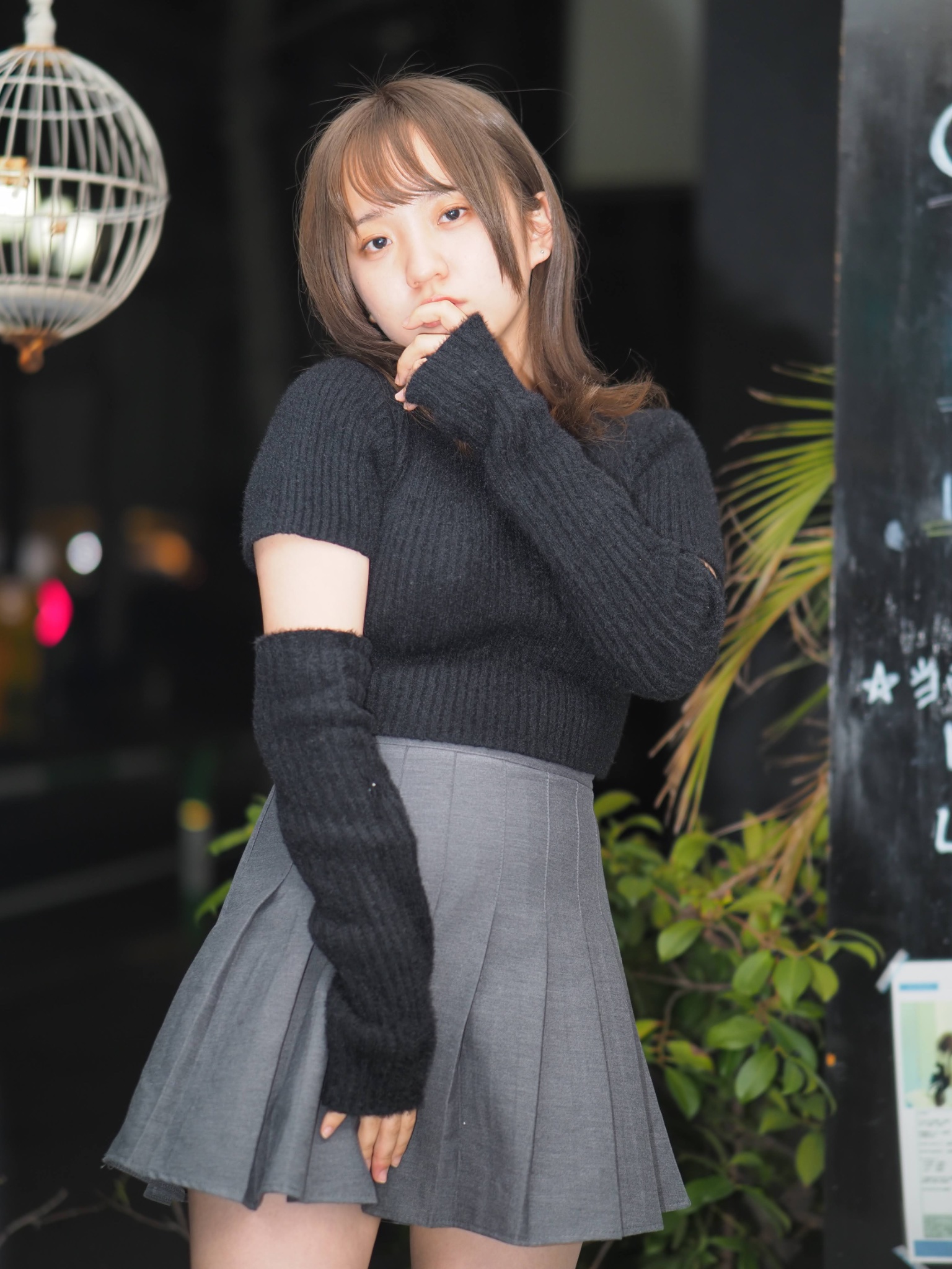 原画ポートレート 23話 極寒の奥多摩滝ポートレートw/ ミケさん こんな世界観を表現し