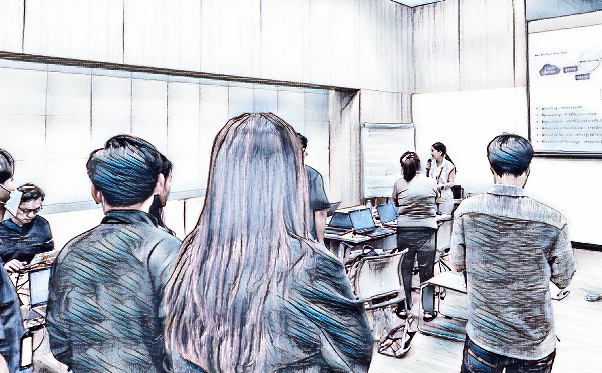 maeklong's tweet image. Mini #CSSLP - Day 1 at Bank of Ayudhya (BAY), Krungsri