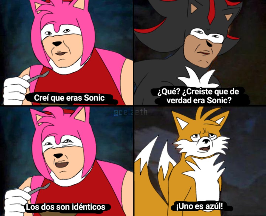 Cuando ví está escena no pude evitar hacer esto 😂

#sonic #curi #curimomos