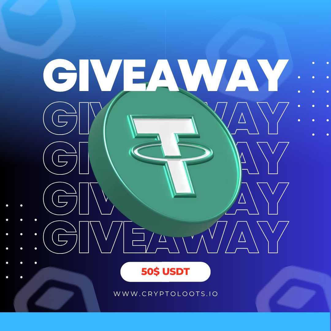 CryptoLoots (@crypto_loots) on Twitter photo 50$ USDT Giveaway 🎁
✅Retweet & Like
✅ Follow <a href="/crypto_loots/">CryptoLoots</a>
Giveaway ends in 48 hours ⌛️
#giveaways #crypto #blockchain #casino 50$ USDT Giveaway 🎁
✅Retweet & Like
✅ Follow <a href="/crypto_loots/">CryptoLoots</a>
Giveaway ends in 48 hours ⌛️
#giveaways #crypto #blockchain #casino