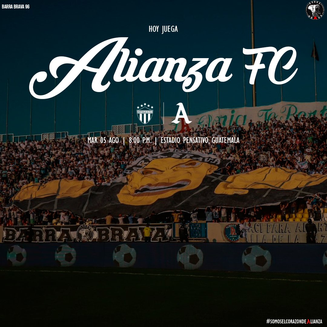La Noventa y Seis (@barrabrava_afc) on Twitter photo ยกHOY JUEGA <a href="/AlianzaFC_sv/">Alianza Fรบtbol Club</a> ! ๐๐
ฐ๏ธ๐ค
#PorSiempreAlianza
#SomosElCorazonDeAlianza ยกHOY JUEGA <a href="/AlianzaFC_sv/">Alianza Fรบtbol Club</a> ! ๐๐
ฐ๏ธ๐ค
#PorSiempreAlianza
#SomosElCorazonDeAlianza