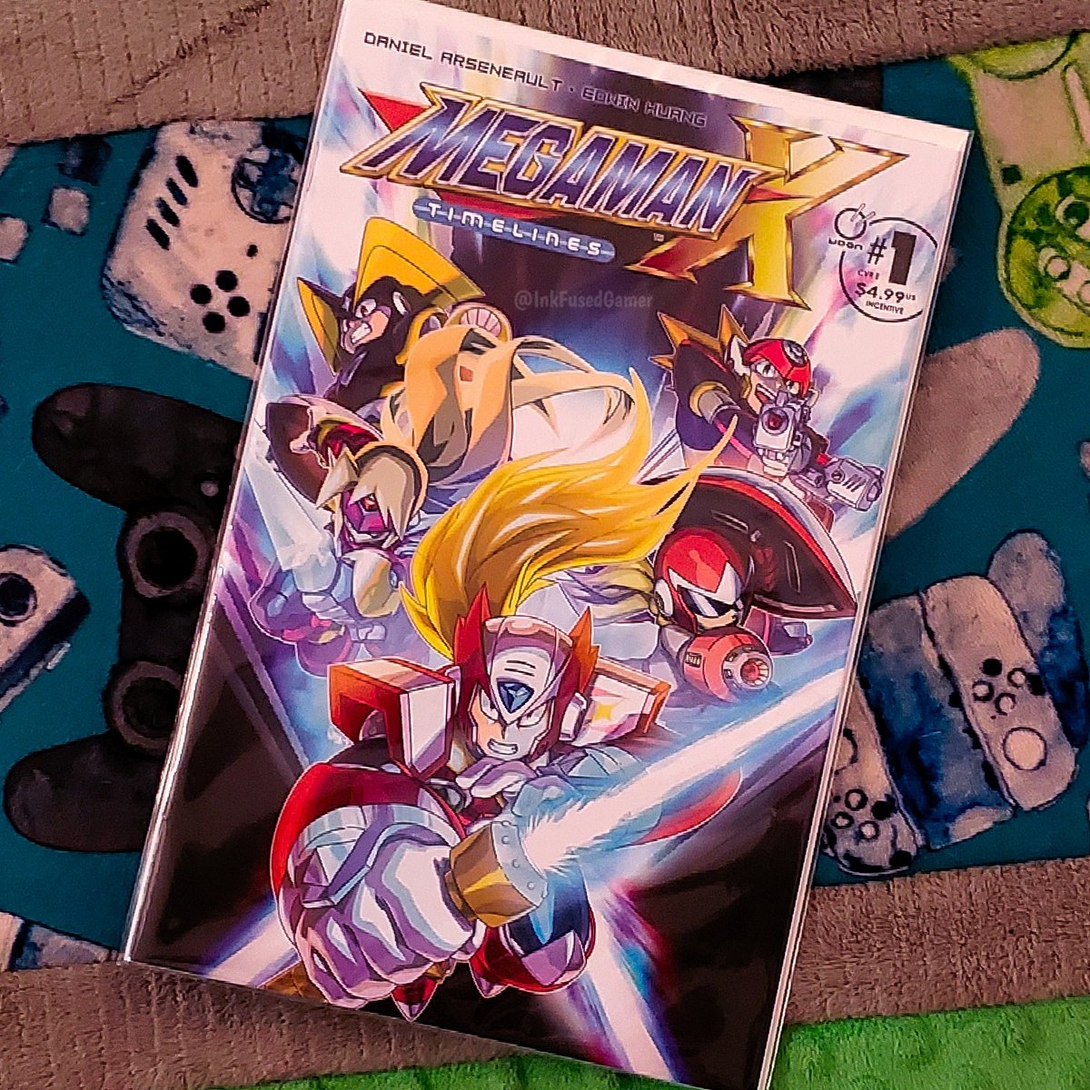 InkFusedGamer's tweet image. Happy #MegaManMonday all!
First issue for Mega Man X Timelines is out and it's awesome!

#MegaMan #MegaMonday #Capcom #MegaManX #DrWily #BlueBomber #Rockman #NewComicDay #ComicBooks