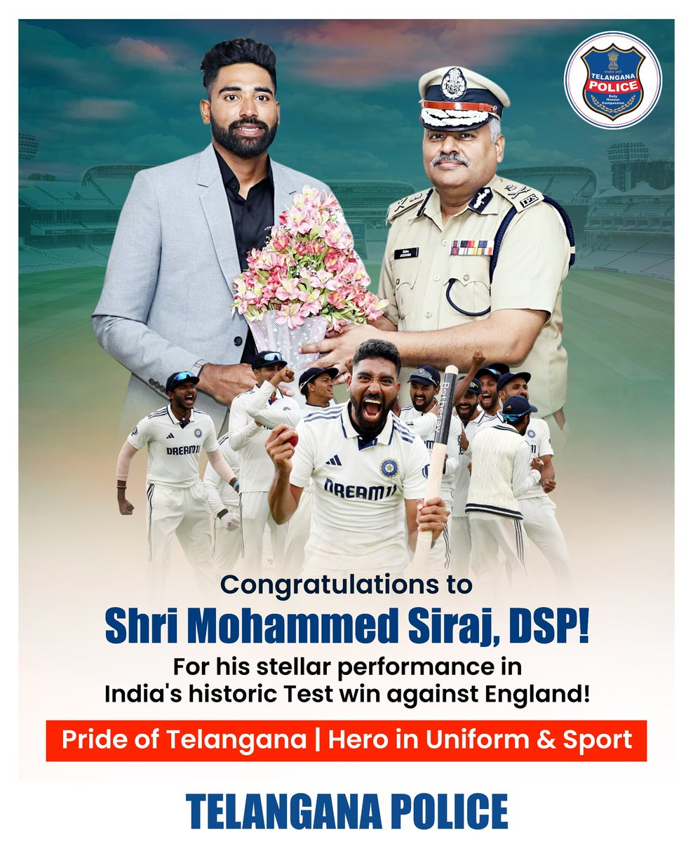 itz_ghazi809's tweet image. हम को मिटा सके ये ज़माने में दम नहीं
हम से ज़माना ख़ुद है ज़माने से हम नहीं

चौथे टेस्ट मे रोमांचक ड्रॉ के बाद पांचवे टेस्ट में भारत ने अपना लोहा मनवाया। ओवल मैदान पर कल तक एकतरफा लग रहे इस मुकाबले को भारतीय पेसर वापस खींच लाए

जय हिन्द,जय भारत🇮🇳

#INDvsENG #Siraj #PrasidhKrishna