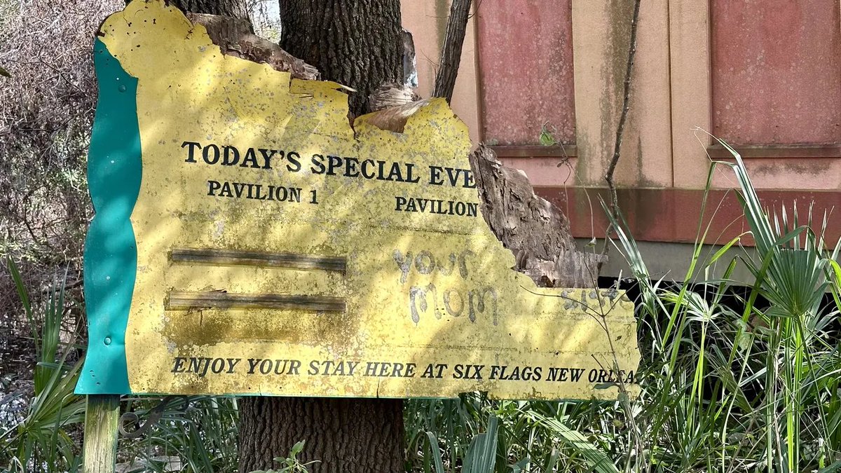 HoustonSixFlags's tweet image. Recent Update on Demolition of the Former Six Flags in New Orleans.