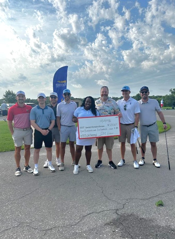 We're so grateful to our friends at DM Injury Law for their incredible support at our annual Scramble for Special Olympics! It's fantastic to have companies in our community who are dedicated to supporting us, as well as Special Olympics Kansas and the Kansas Law Enforcement