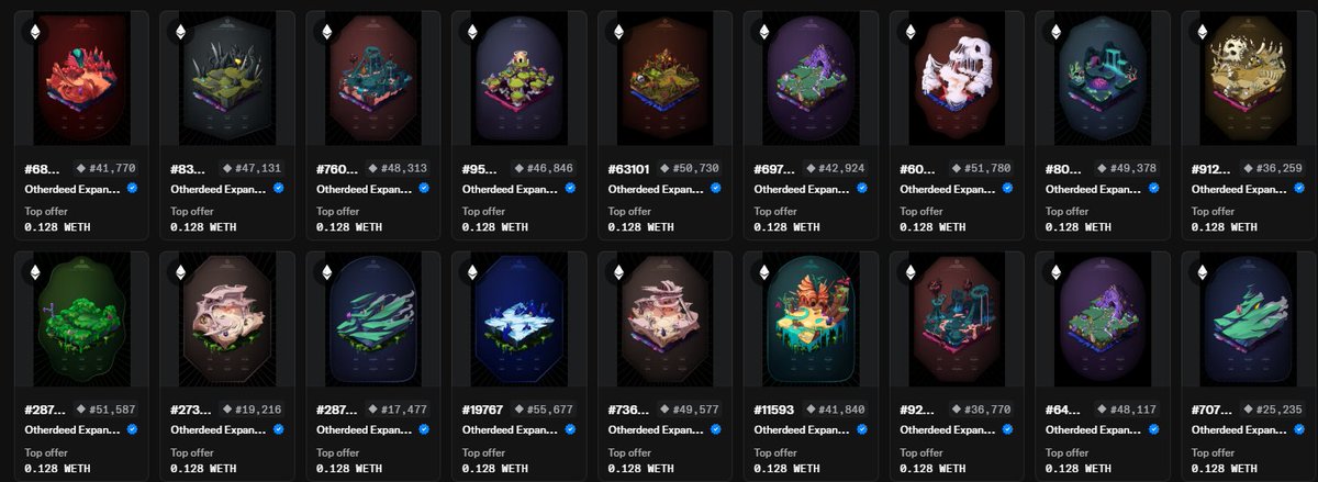 lokithebird's tweet image. Following the Adam Weitsman news, I decided to sweep more Otherdeeds. 

I'm now holding 20, roughly a humble 0.3% of Adam’s total. 😂

The OtherStrategy