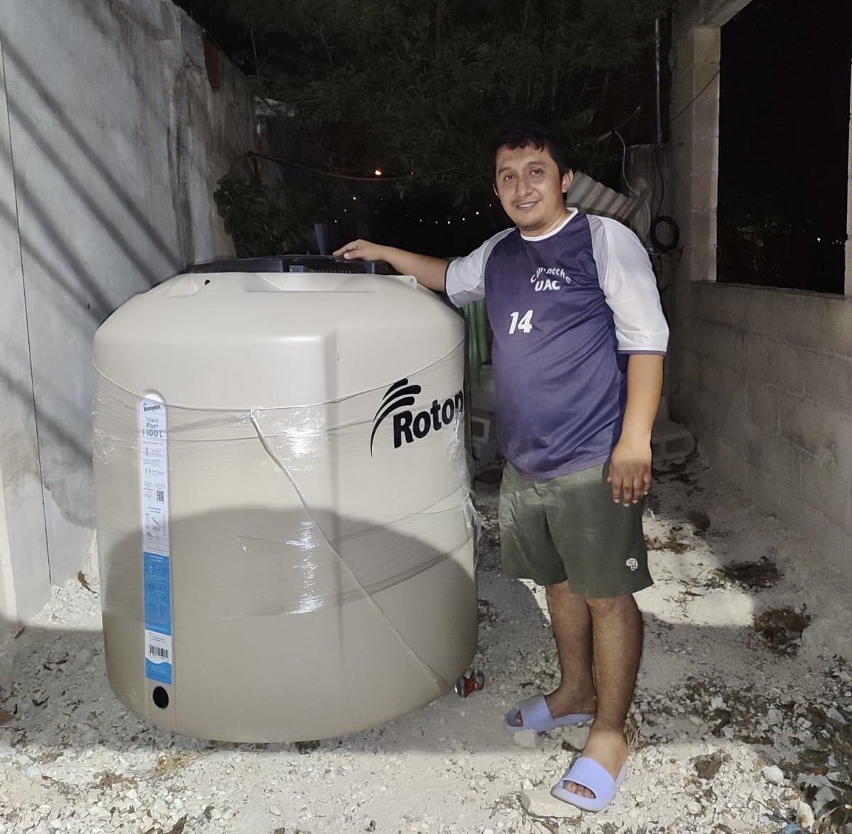 En #Tenabo, nuestro movimiento, gestionó montenes, tinacos, sacos de cemento y láminas a bajo costo. 🏠