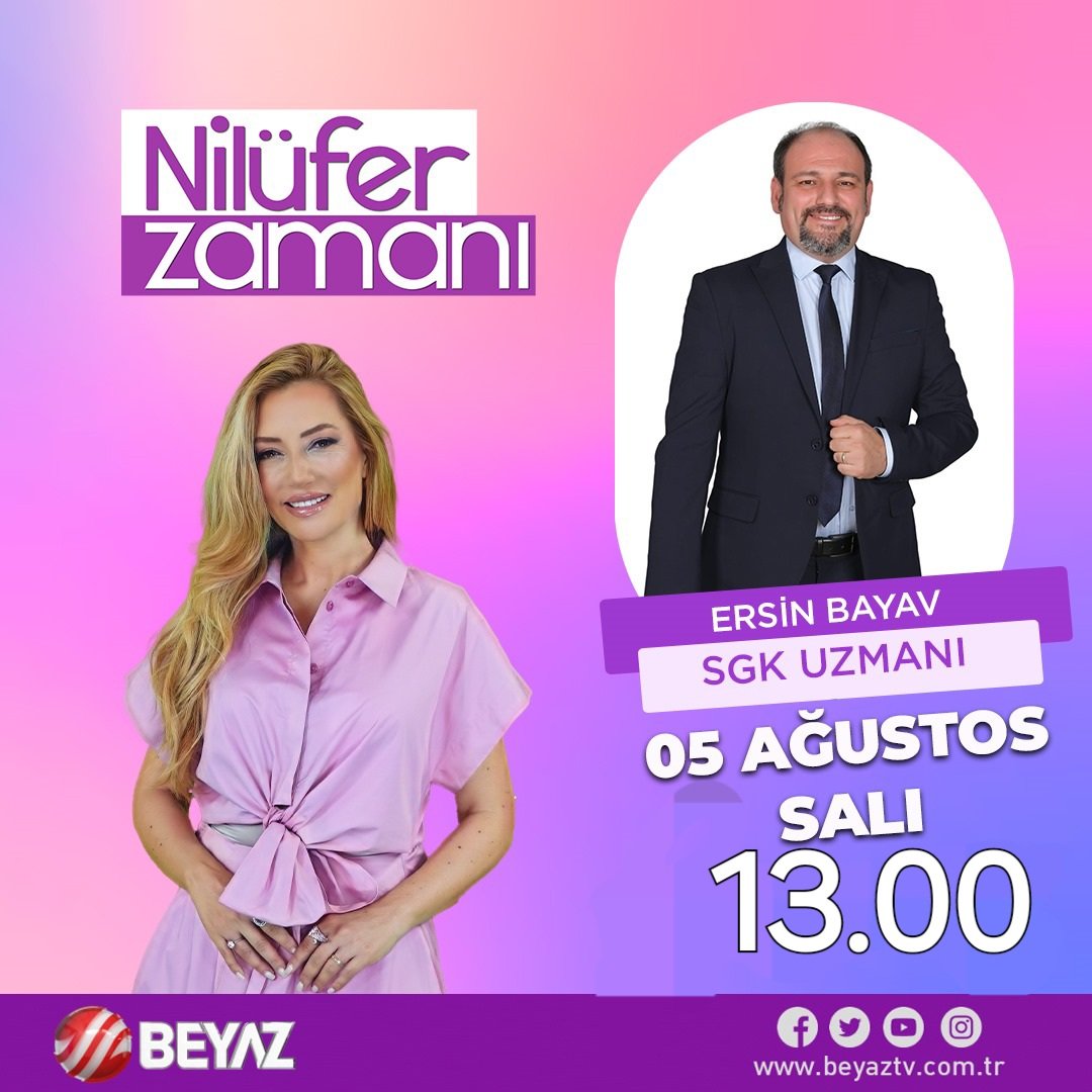 Ersin BAYAV (@ersinbayav) on Twitter photo Yarın saat 13.00' te Nilüfer Zamanı programında Beyaz TV ekranlarında canlı yayınla sizlerle birlikte olacağım.. <a href="/emadder/">عماد الكنك</a> <a href="/mihribanugurluu/">Mihriban UĞURLU ⚖️</a> <a href="/EytEmeklilerFed/">EYT VE EMEKLİLER FEDERASYONU</a> <a href="/BagkurTescilMa1/">🇹🇷Yıldırım🇹🇷</a> <a href="/CirakStajFED/">STAJ VE ÇIRAKLIK SİGORTASI MAĞDURLARI FEDERASYONU</a> #kademehakkıteslimedilsin #StajyerÇıraklardaÇözümBekliyor #EYT #bağkurtescilmağdurları Yarın saat 13.00' te Nilüfer Zamanı programında Beyaz TV ekranlarında canlı yayınla sizlerle birlikte olacağım.. <a href="/emadder/">عماد الكنك</a> <a href="/mihribanugurluu/">Mihriban UĞURLU ⚖️</a> <a href="/EytEmeklilerFed/">EYT VE EMEKLİLER FEDERASYONU</a> <a href="/BagkurTescilMa1/">🇹🇷Yıldırım🇹🇷</a> <a href="/CirakStajFED/">STAJ VE ÇIRAKLIK SİGORTASI MAĞDURLARI FEDERASYONU</a> #kademehakkıteslimedilsin #StajyerÇıraklardaÇözümBekliyor #EYT #bağkurtescilmağdurları