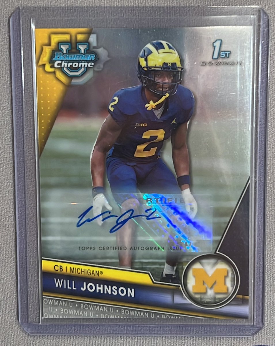 Will Johnson 1st Bowman U Auto-$10
