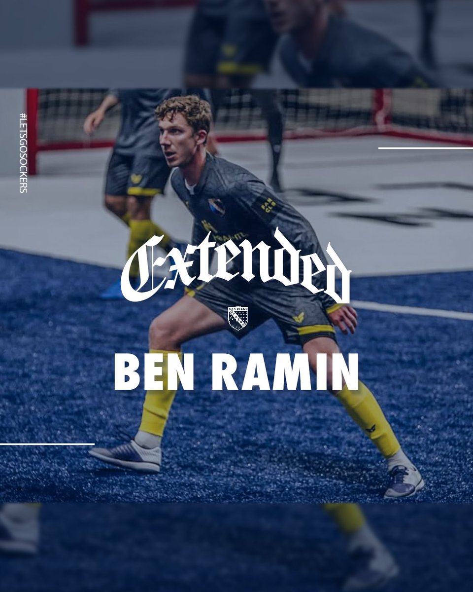 OFFICIAL: We have signed defender Ben Ramin to a three-year contract extension through the 2027-28 season.