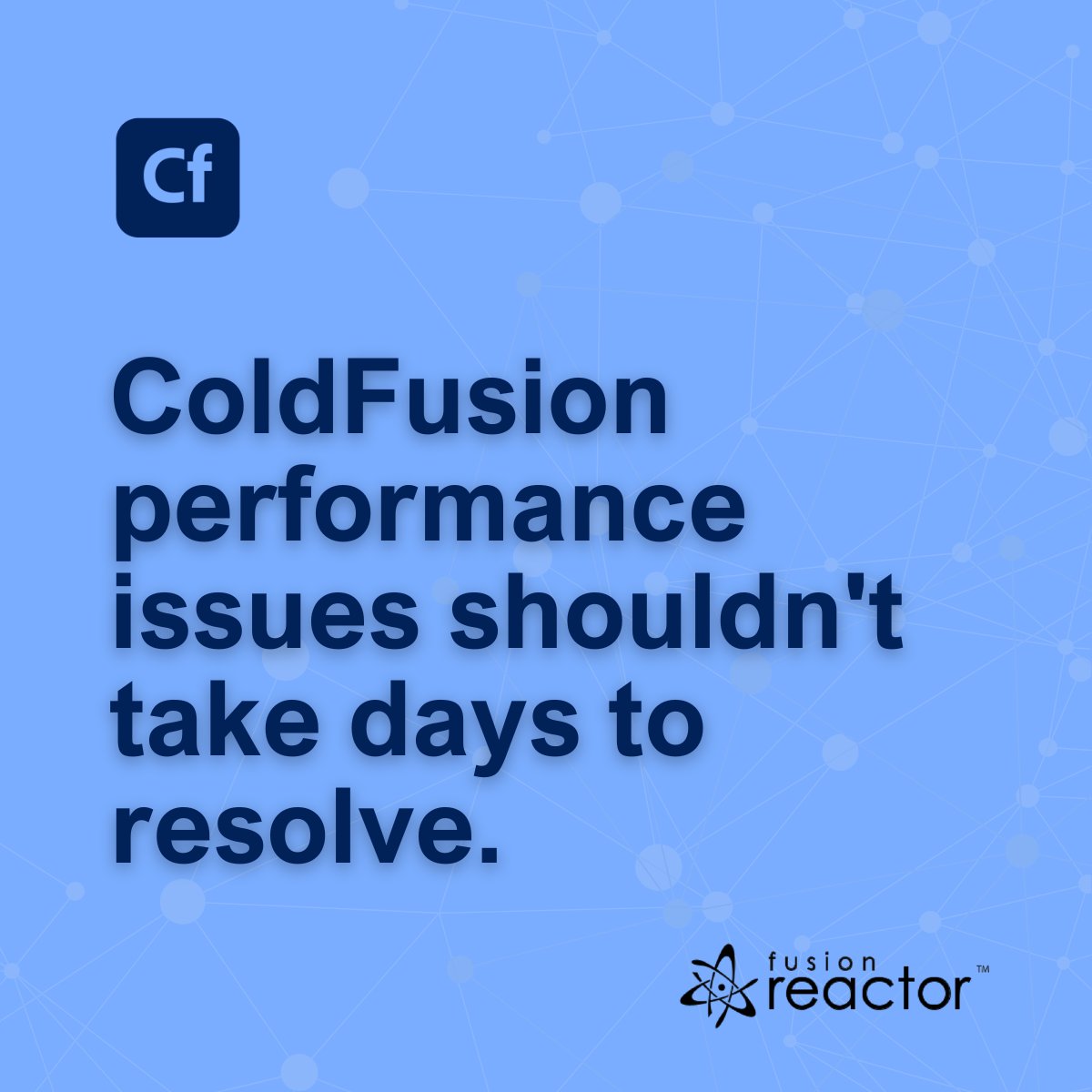Stop accepting multi-day #ColdFusion performance issues! 🛑
FusionReactor's purpose-built CFML monitoring = same-day resolution instead of vendor coordination delays.
Get code-level insights that generic APM tools miss entirely.
Read our latest blog: bit.ly/4l6mEmW  #APM