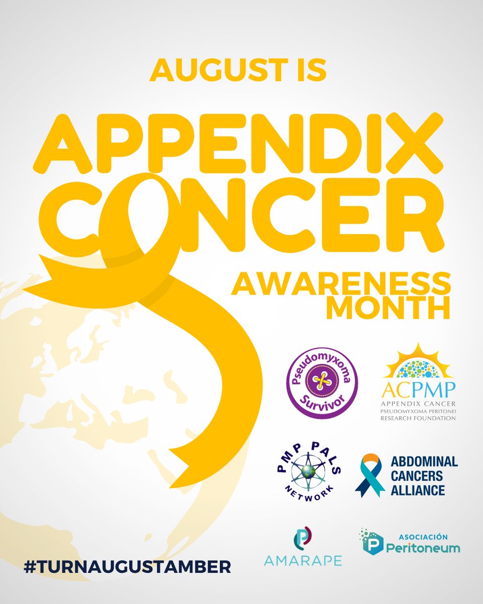 Appendix Cancer PMP Research Foundation (@acpmpresearch) on Twitter photo This year, <a href="/PMPSurvivor/">Pseudomyxoma Survivor</a>, ACPMP Research Foundation, <a href="/pmppalsnetwork/">PMP Pals Network</a> , <a href="/Abd_Cancers/">Abdominal Cancers Alliance</a> , <a href="/AssocAmarape/">AMARAPE</a> and <a href="/APeritoneum/">Asociación Peritoneum</a> stand together to increase understanding & support for people affected by appendix cancer and the related condition, PMP. This year, <a href="/PMPSurvivor/">Pseudomyxoma Survivor</a>, ACPMP Research Foundation, <a href="/pmppalsnetwork/">PMP Pals Network</a> , <a href="/Abd_Cancers/">Abdominal Cancers Alliance</a> , <a href="/AssocAmarape/">AMARAPE</a> and <a href="/APeritoneum/">Asociación Peritoneum</a> stand together to increase understanding & support for people affected by appendix cancer and the related condition, PMP.