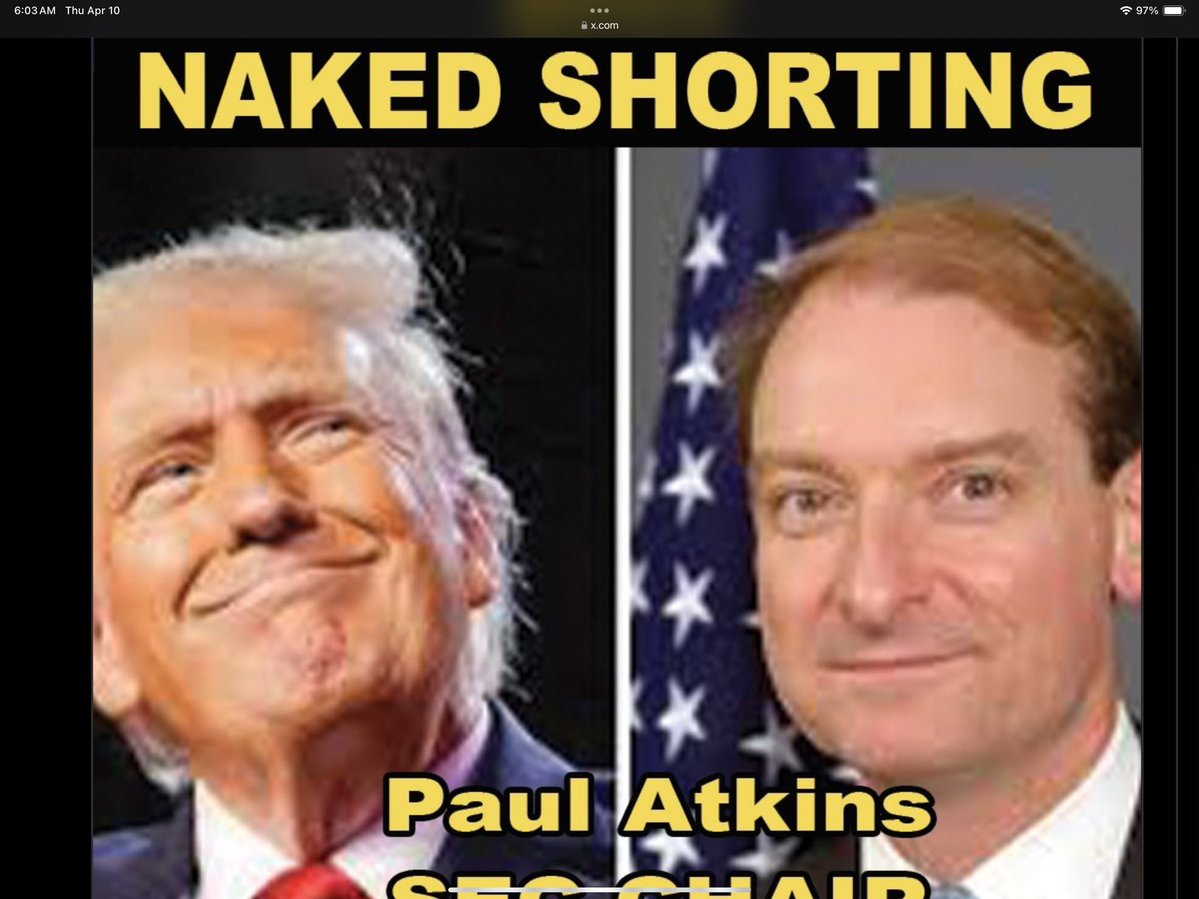 G (@hamnakedshorts) on Twitter photo Dead quiet. So lets piss on them
THURSDAY AUG 7th.
The TRUCK for the 20th Time will be in the Lobby of the SEC
<a href="/POTUS/">President Donald J. Trump</a> <a href="/WhiteHouse/">The White House</a> come over and enjoy maybe you can say a few words on why you let it continue
<a href="/denniskneale/">Dennis Kneale</a> <a href="/kshaughnessy2/">kristen shaughnessy</a> <a href="/HesterPeirce/">Hester Peirce</a> Dead quiet. So lets piss on them
THURSDAY AUG 7th.
The TRUCK for the 20th Time will be in the Lobby of the SEC
<a href="/POTUS/">President Donald J. Trump</a> <a href="/WhiteHouse/">The White House</a> come over and enjoy maybe you can say a few words on why you let it continue
<a href="/denniskneale/">Dennis Kneale</a> <a href="/kshaughnessy2/">kristen shaughnessy</a> <a href="/HesterPeirce/">Hester Peirce</a>