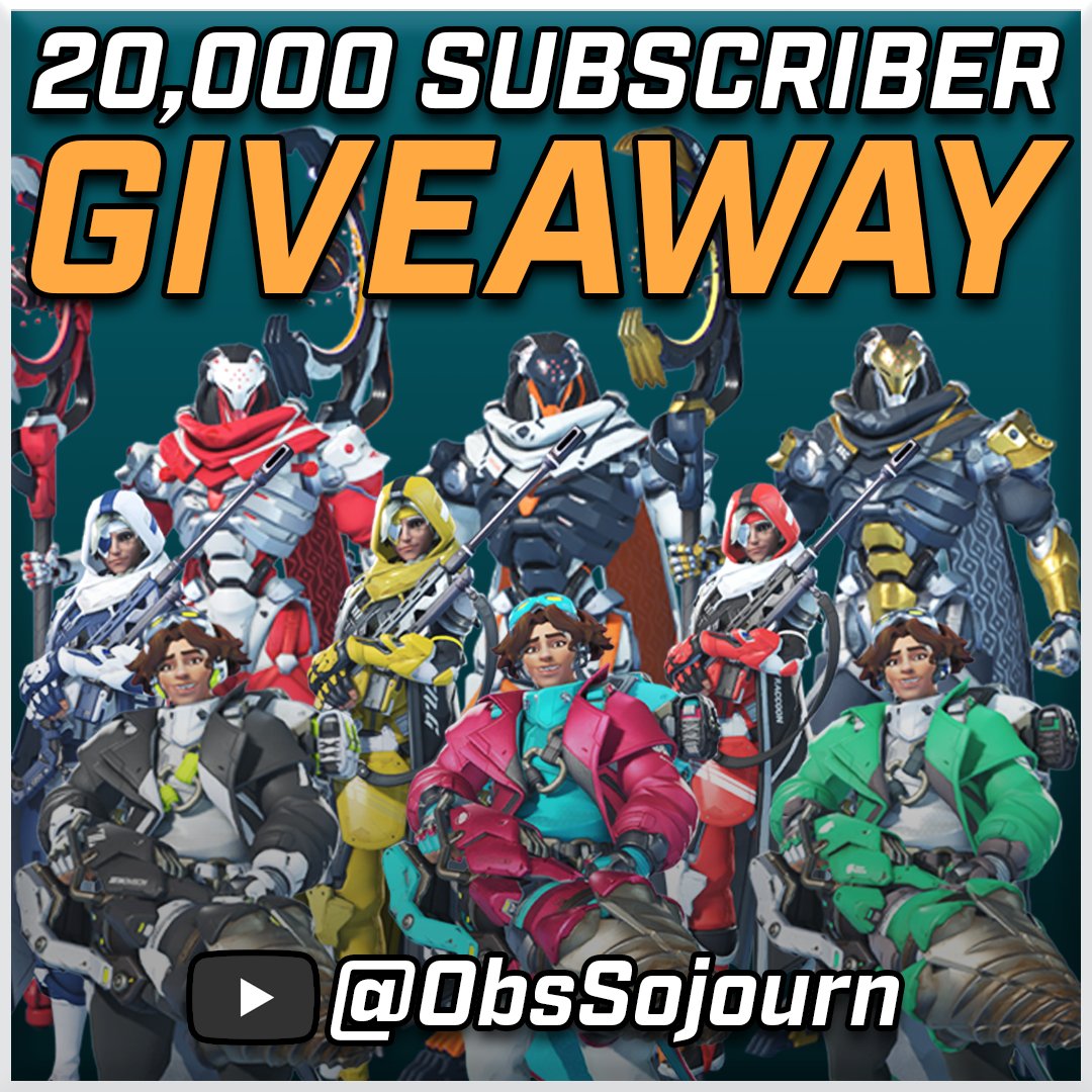 Chantal | ObsSojourn (@obssojourn) on Twitter photo In honor of our Youtube Channel hitting 20,000 subs, we are giving away 3 Partner Team Bundles!
To Enter:
β»οΈ Like & Retweet
π Follow <a href="/ObsSojourn/">ExO Chantal | ObsSojourn</a> & <a href="/haha_good_meme/">ExO ET (hahagoodmeme)</a>
π¬ Comment your favorite Partner Team
Winners will be chosen on Aug. 11th & will get to choose the team bundle! In honor of our Youtube Channel hitting 20,000 subs, we are giving away 3 Partner Team Bundles!
To Enter:
β»οΈ Like & Retweet
π Follow <a href="/ObsSojourn/">ExO Chantal | ObsSojourn</a> & <a href="/haha_good_meme/">ExO ET (hahagoodmeme)</a>
π¬ Comment your favorite Partner Team
Winners will be chosen on Aug. 11th & will get to choose the team bundle!