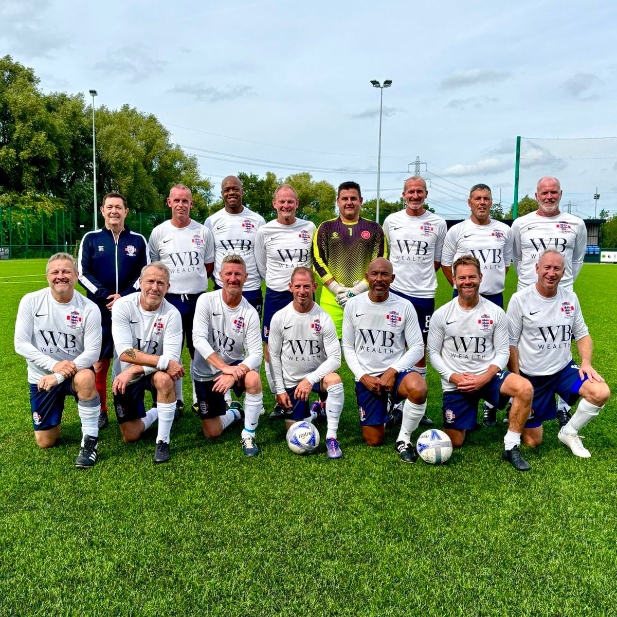 Congratulations to Staffy on his debut for the England Vets Over 50s yesterday! 

They secured a 2-0 victory, and of course, we had a standard clean sheet from our Number 1. 👏 👏 👏