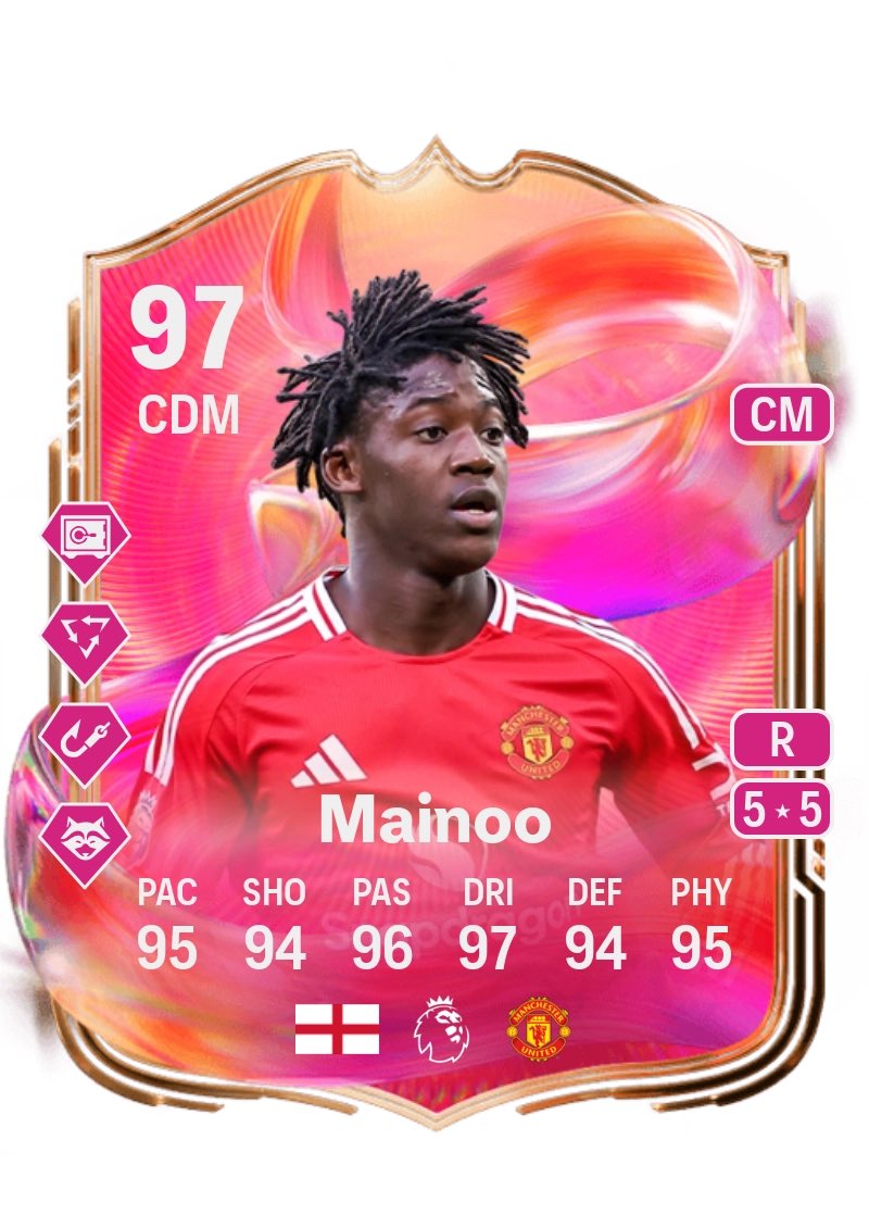 BUGÜN NE GELDİ?

• 🏴󠁧󠁢󠁥󠁮󠁧󠁿Kobbie Mainoo
• 🧩 87+1/3 Pick
• 🧩1/5 FUTTİES 1-3.Takım Oyuncu Seçimi (Yenilendi)
•🎯Haftalık Rush Yenilendi
•24 Saat Geliştirmesi (Antrenman Kampı-MAX 96 Gen)