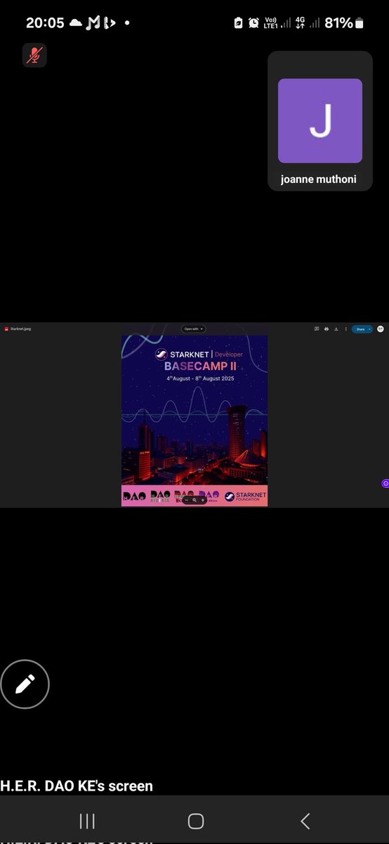 H.E.R. DAO Kenya 🔝Devcamp (@herdao_kenya) on Twitter photo Just joined #StarkNetBase by @HERDao_Kenya & <a href="/Starknet/">Starknet 🐺🐱</a> — and the vibe is 🔥
It’s 5 days of learning, building & connecting with incredible minds like @diahchrissy
I’ll be live-tweeting key gems, quotes & takeaways. Tag along 👇
🔗 Join us live: lu.ma/join/g-M6FTkM0… Just joined #StarkNetBase by @HERDao_Kenya & <a href="/Starknet/">Starknet 🐺🐱</a> — and the vibe is 🔥
It’s 5 days of learning, building & connecting with incredible minds like @diahchrissy
I’ll be live-tweeting key gems, quotes & takeaways. Tag along 👇
🔗 Join us live: lu.ma/join/g-M6FTkM0…