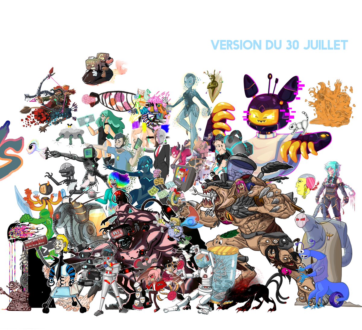 Ça... Ça commence à faire du monde !
Vous avez jusqu'au 31 août pour participer à cette petite fresque !!
✏️fresque.maliki.com

Va falloir envisager le puzzle 1000 pièces🤣